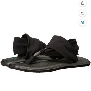 Sanuk Womens Yoga Sling 2 Knit Thong Slingback Sandals WOMENS 9